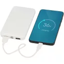 Baterie externa 10000 mAh, 10 W, USB-C, USB-A, 2509E14696, Everestus, 13.5x1.4x6.5 cm, ABS, Alb