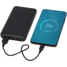 Baterie externa 10000 mAh, 10 W, USB-C, USB-A, 2509E14697, Everestus, 13.5x1.4x6.5 cm, ABS, Negru
