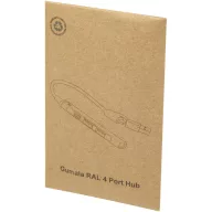   Hub usb 4 porturi, 2509E14441, Everestus, 29x0.7 cm, Aluminiu, Argintiu