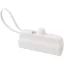 Baterie externa 5000 mAh, 10 W, USB-C, 2509E14444, Everestus, 8x2.7x4.5 cm, ABS, Alb