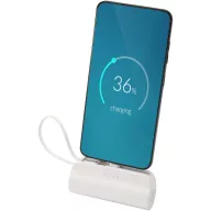   Baterie externa 5000 mAh, 10 W, USB-C, 2509E14444, Everestus, 8x2.7x4.5 cm, ABS, Alb