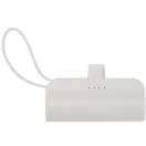 Baterie externa 5000 mAh, 10 W, USB-C, 2509E14444, Everestus, 8x2.7x4.5 cm, ABS, Alb
