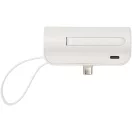 Baterie externa 5000 mAh, 10 W, USB-C, 2509E14444, Everestus, 8x2.7x4.5 cm, ABS, Alb