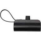 Baterie externa 5000 mAh, 10 W, USB-C, 2509E14445, Everestus, 8x2.7x4.5 cm, ABS, Negru