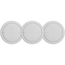 Set 3 ecusoane bagaj rezistente la apa, 2509E15054, Xtorm, 4.4x1.1x4.4 cm, ABS, Alb ash melange