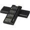 Set scule pentru reparatii, Everestus, 2610E17448, 16.6x1.9x6.8 cm, ABS, Otel inoxidabil, Negru