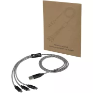   Cablu de incarcare, Everestus, 2610E17621, 120x1.6 cm, Aluminiu, Negru
