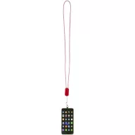 Lanyard telefon, Everestus, 2601E12818, 5x2x2 cm, ABS, Rosu