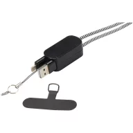 Lanyard telefon, Everestus, 2601E12820, 5x2x2 cm, ABS, Negru