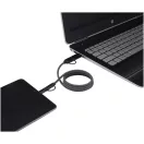 Cablu de incarcare, Everestus, 2610E17664, 65 W, 100x1.8 cm, Aluminiu, Poliester, Negru