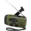 Radio de urgenta, Everestus, 2610E17893, 1200 mAh, 13x6x5 cm, ABS, Verde Army