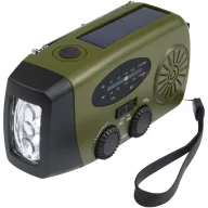   Radio de urgenta, Everestus, 2610E17893, 1200 mAh, 13x6x5 cm, ABS, Verde Army