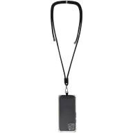   Suport purtabil pentru telefon, Everestus, 2610E18793, 84.5x0.6x0.6 cm, Poliester, Negru