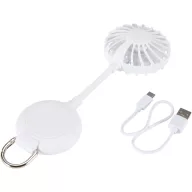  Ventilator portabil magnetic pentru telefon, Everestus, 2610E17909, 21.5x3x7.5 cm, ABS, Alb
