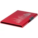 Portcard magnetic Smart RFID, Everestus, 2610E18196, 9.4x0.62x6.2 cm, Aluminiu, Rosu