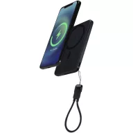   Powerbank Everestus, 2610E18018, 5000 mAh, 10.5x0.9x6.9 cm, ABS, Negru