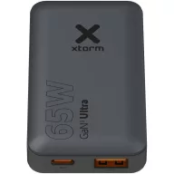   Adaptor de calatorie, Xtorm, 2610E18095, 65 W, USB-A, USB-C, 4.5x12.6x45.2 cm, ABS, Negru