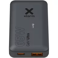   Adaptor de calatorie, Xtorm, 2610E18095, 65 W, USB-A, USB-C, 4.5x12.6x45.2 cm, ABS, Negru