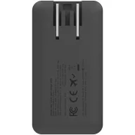   Adaptor de calatorie, Xtorm, 2610E18095, 65 W, USB-A, USB-C, 4.5x12.6x45.2 cm, ABS, Negru