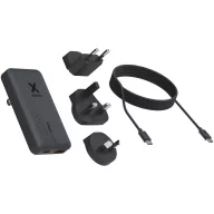   Adaptor de calatorie, Xtorm, 2610E18095, 65 W, USB-A, USB-C, 4.5x12.6x45.2 cm, ABS, Negru