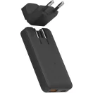 Adaptor de calatorie, Xtorm, 2610E18095, 65 W, USB-A, USB-C, 4.5x12.6x45.2 cm, ABS, Negru