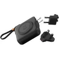   Adaptor de calatorie 3-in-1, Xtorm, 2610E18097, 10000 mAh, 30 W, 8.6x8.6x3.2 cm, Plastic, ABS, Negru