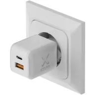  Adaptor de perete, Xtorm, 2610E18094, 45 W, USB-A, USB-C, 13.5x4.6x7 cm, ABS, Alb