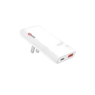   Adaptor multi-head, Skross, 2610E18088, 65 W, USB-A, USB-C, 4.5x1.2x8.5 cm, Plastic, Alb