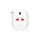 Adaptor world, Skross, 2610E18089, 65 W, USB-A, USB-C, 6.3x7.9x5.4 cm, Plastic, Alb