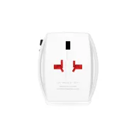   Adaptor world, Skross, 2610E18089, 65 W, USB-A, USB-C, 6.3x7.9x5.4 cm, Plastic, Alb