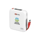 Powerbank Skross, 2610E18017, 5000 mAh, 20 W, USB-C, 6.6x1.7x7.6 cm, Plastic, Alb
