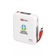  Powerbank Skross, 2610E18017, 5000 mAh, 20 W, USB-C, 6.6x1.7x7.6 cm, Plastic, Alb