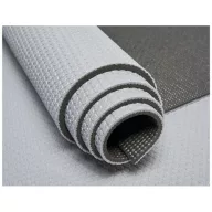   Saltea de Yoga cu suprafata texturata, Everestus, 9IA19034, PVC, Gri, Negru