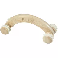   Instrument pentru masaj, Everestus, 22FEB0677, 15x6.3x6.5 cm, Bambus, PVC, Natur