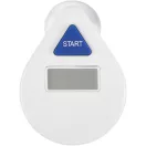Timer digital pentru dus, 2401E14683, Everestus, 5.5x7.4x1.2 cm, ABS, Alb