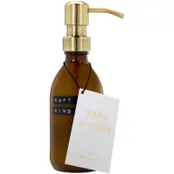   Dozator lotiune maini 250 ml, 2401E15098, Wellmark, 19xØ6 cm, Sticla, Maro amber heather