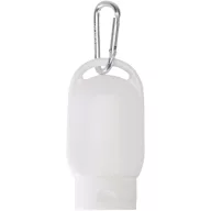   Protectie solara SPF30 cu carabina, Everestus, 2610E18829, 5x2.2x9.5 cm, Polipropilena, Polietilena, Aluminiu, Alb