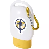  Protectie solara SPF30 cu carabina, Everestus, 2610E18830, 5x2.2x9.5 cm, Polipropilena, Polietilena, Aluminiu, Galben