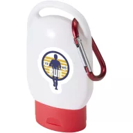   Protectie solara SPF30 cu carabina, Everestus, 2610E18831, 5x2.2x9.5 cm, Polipropilena, Polietilena, Aluminiu, Rosu