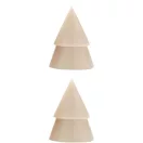 Lumanare fara parfum, Originalhome, 2601E13124, 10x7.5 cm, Ceara, Bej