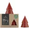 Lumanare fara parfum, Originalhome, 2601E13125, 10x7.5 cm, Ceara, Rosu