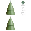 Lumanare brad de Craciun, 2410E22173, Original Home, 10 x 7.5 cm, Ceara, Verde heather