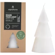   Lumanare fara parfum, Originalhome, 2601E13122, 15x8 cm, Ceara, Alb