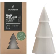   Lumanare fara parfum, Originalhome, 2601E13123, 15x8 cm, Ceara, Gri deschis