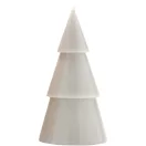 Lumanare fara parfum, Originalhome, 2601E13123, 15x8 cm, Ceara, Gri deschis