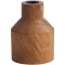 Suport lumanare, 2410E22919, Original Home, 7 x 9.5 x 7 cm, Lemn, Natur