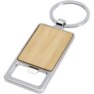   Breloc cu desfacator de sticle, 2509E14955, Everestus, 8.2x1.5x3 cm, Bambus, Otel, Natur
