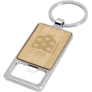 Breloc cu desfacator de sticle, 2509E14955, Everestus, 8.2x1.5x3 cm, Bambus, Otel, Natur