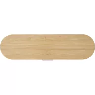   Set tacamuri, Everestus, 2601E13202, 16.5x2.6x4.7 cm, Polipropilena, Bambus, Alb
