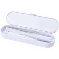   Set tacamuri, Everestus, 2601E13202, 16.5x2.6x4.7 cm, Polipropilena, Bambus, Alb